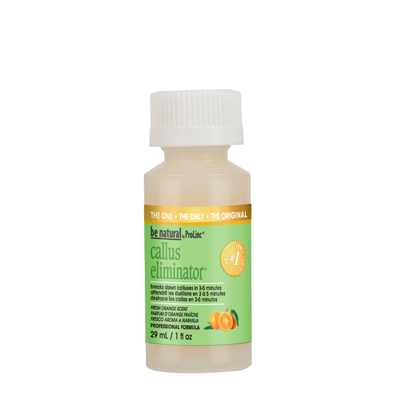 BE NATURAL Средство с запахом апельсина для удаления натоптышей / Callus Eliminator Orange 29 мл мозоль ка средство от мозолей и натоптышей фл 15мл
