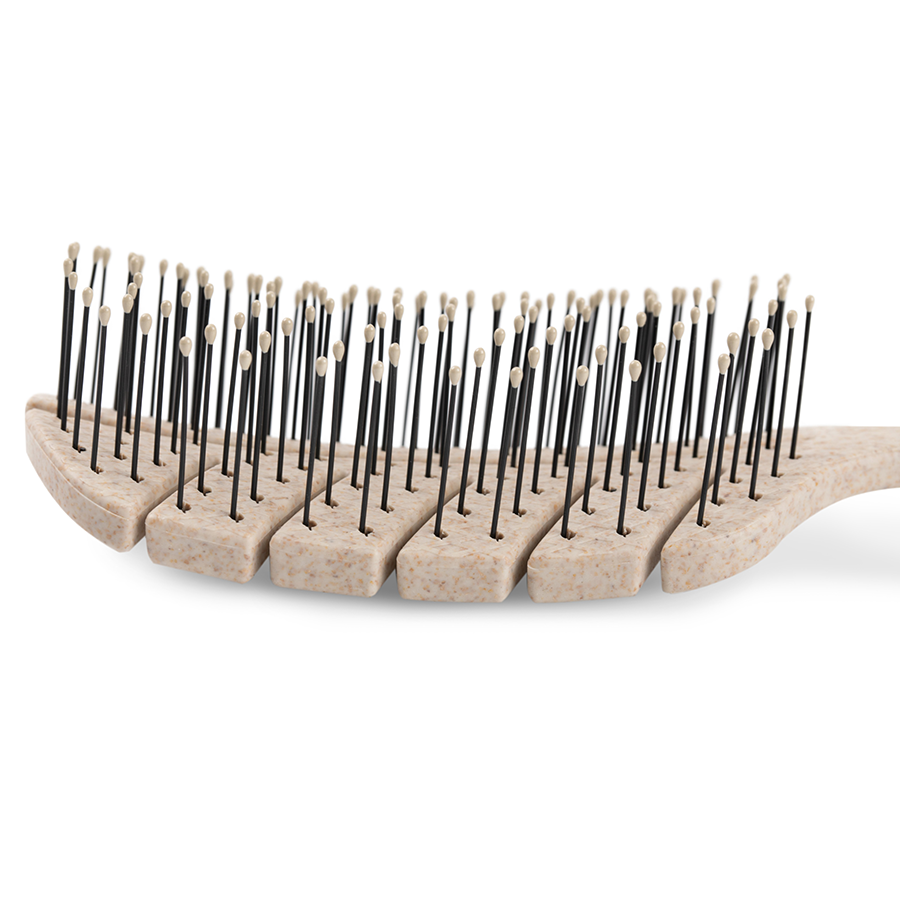 KOSMO SHTUCHKI Расчёска лепестковая малая 5438-M2, бежевая / KOSMO SHTUCHKI, фото 3