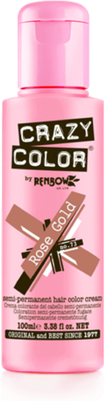 CRAZY COLOR Краска для волос, розовое золото / Crazy Color Rose Gold 100 мл, фото 2