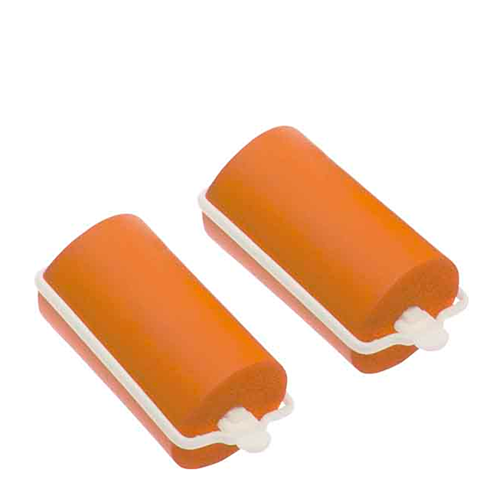 DEWAL BEAUTY Бигуди резиновые оранжевые, d 32x70 мм 10 шт