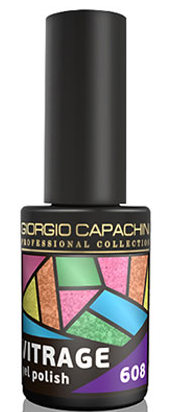 

GIORGIO CAPACHINI 608 гель-лак трехфазный для ногтей / Vitrage 7 мл, Фиолетовые