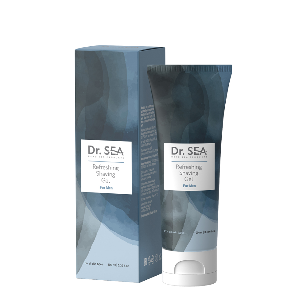 DR. SEA Гель освежающий для бритья / Dr.Sea 100 мл, фото 2