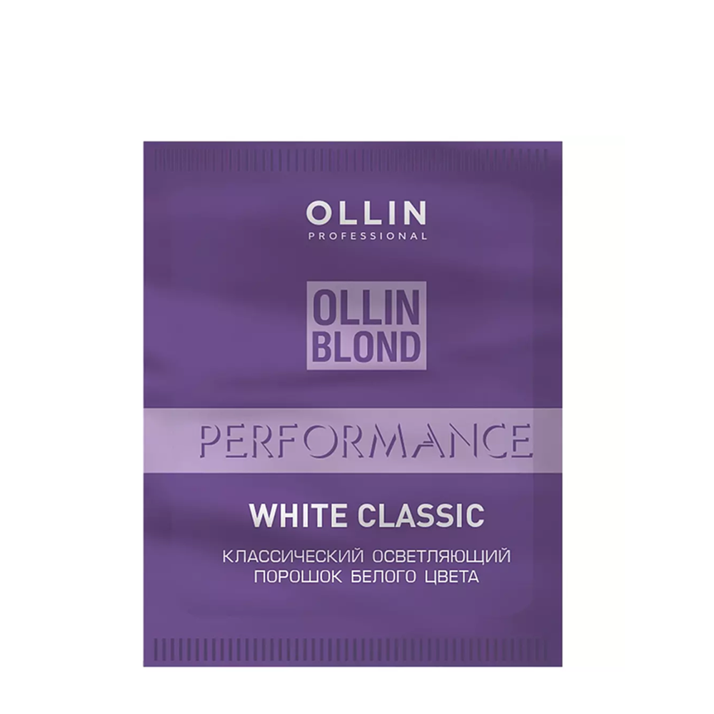OLLIN PROFESSIONAL Порошок осветляющий классический белого цвета / White Classic BLOND PERFORMANCE 30 гр