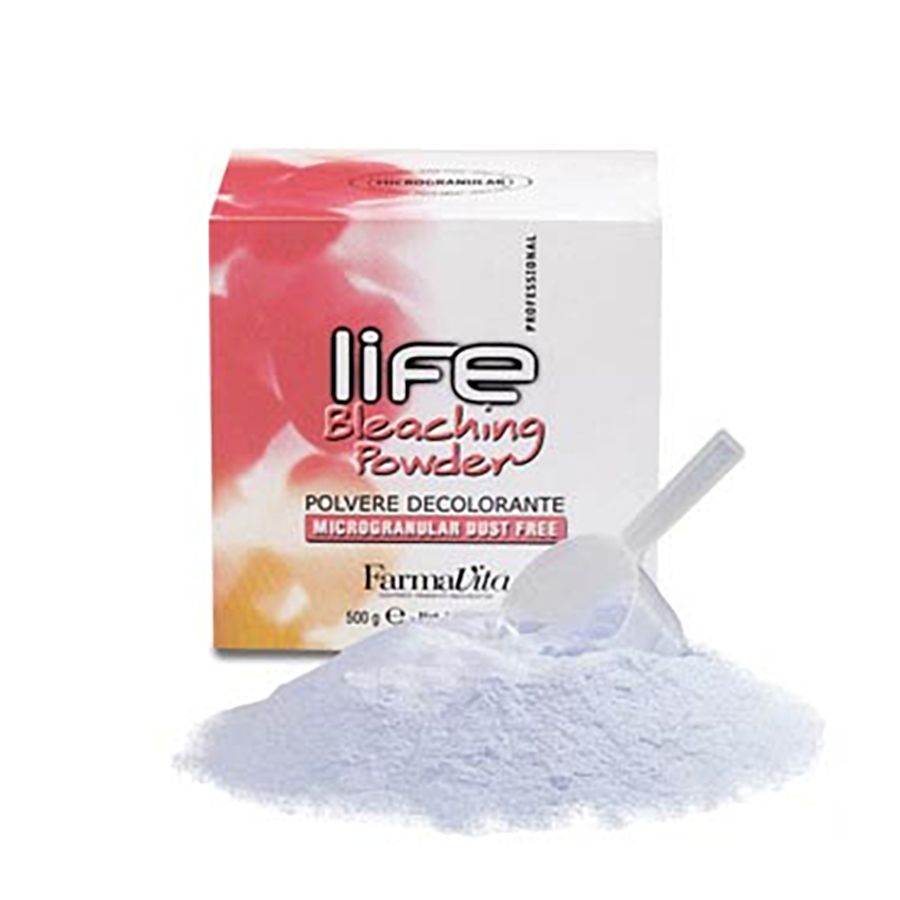 FARMAVITA Пудра непылящая микрогранулированная обесцвечивающая, голубая 500 гр, фото 2