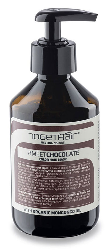 TOGETHAIR Маска оттеночная для волос, шоколад / MEETCHOCOLATE Color Hair Mask 250 мл