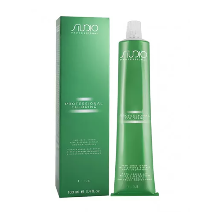 KAPOUS S 7.12 крем-краска для волос, пепельно-перламутровый блонд / Studio Professional 100 мл, фото 2