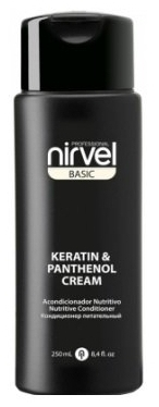 NIRVEL PROFESSIONAL Кондиционер питательный с кератином и пантенолом для сухих, ломких и поврежденных волос / KERATIN & PANTHENOL CREAM 250 мл 6622 - фото 1