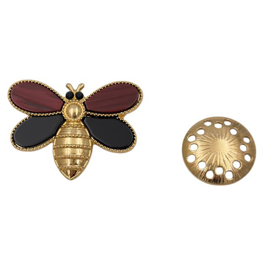 IWOU PROFESSIONAL Брошь-магнит Пчелка шоколадная, фото 2