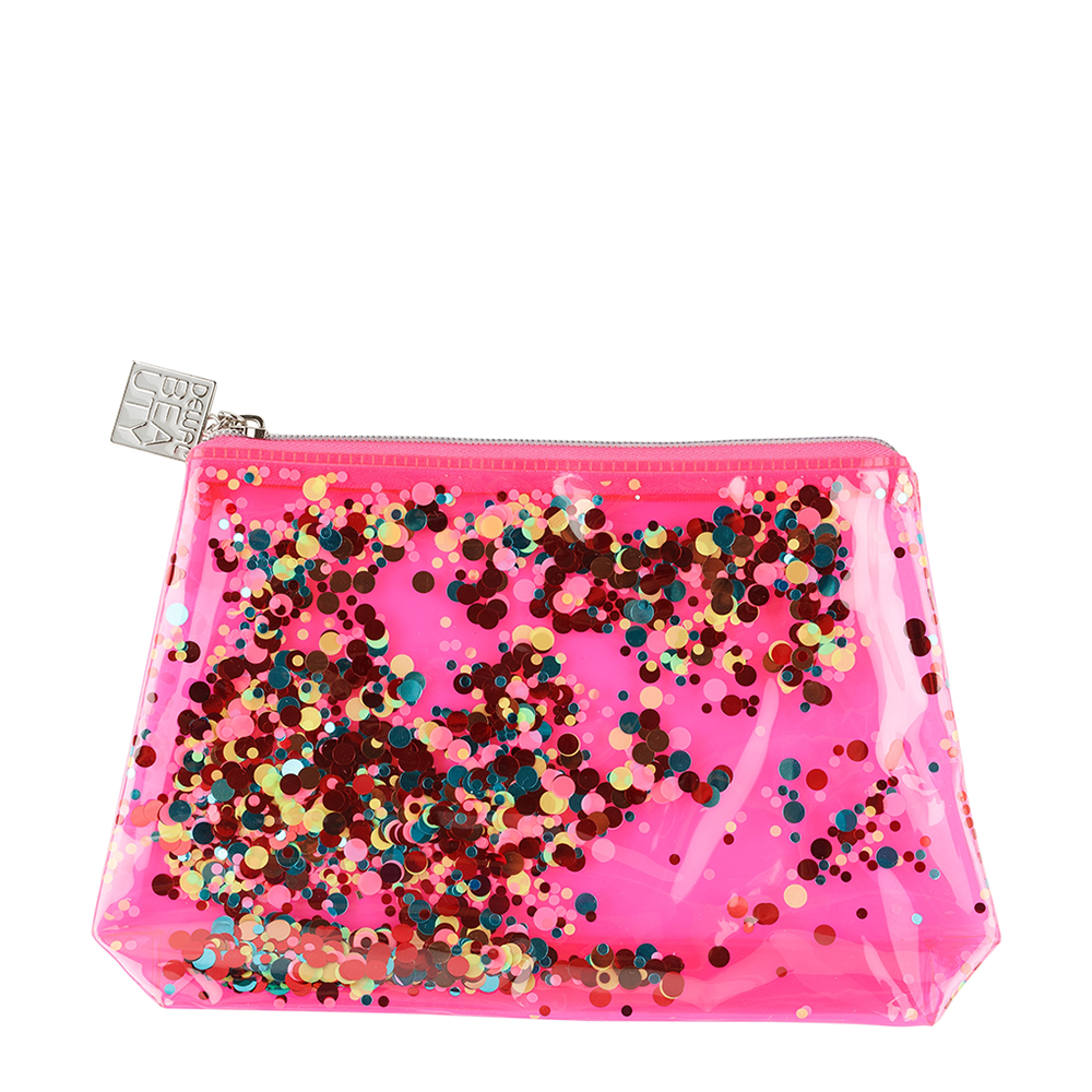 DEWAL BEAUTY Косметичка Модница, розовая 20 х 5 х 16 см