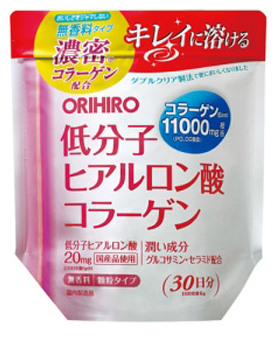 ORIHIRO Коллаген + Гиалуроновая кислота, порошок 180г qtem бад морской коллаген гиалуроновая кислота 10 шт х 25 мл