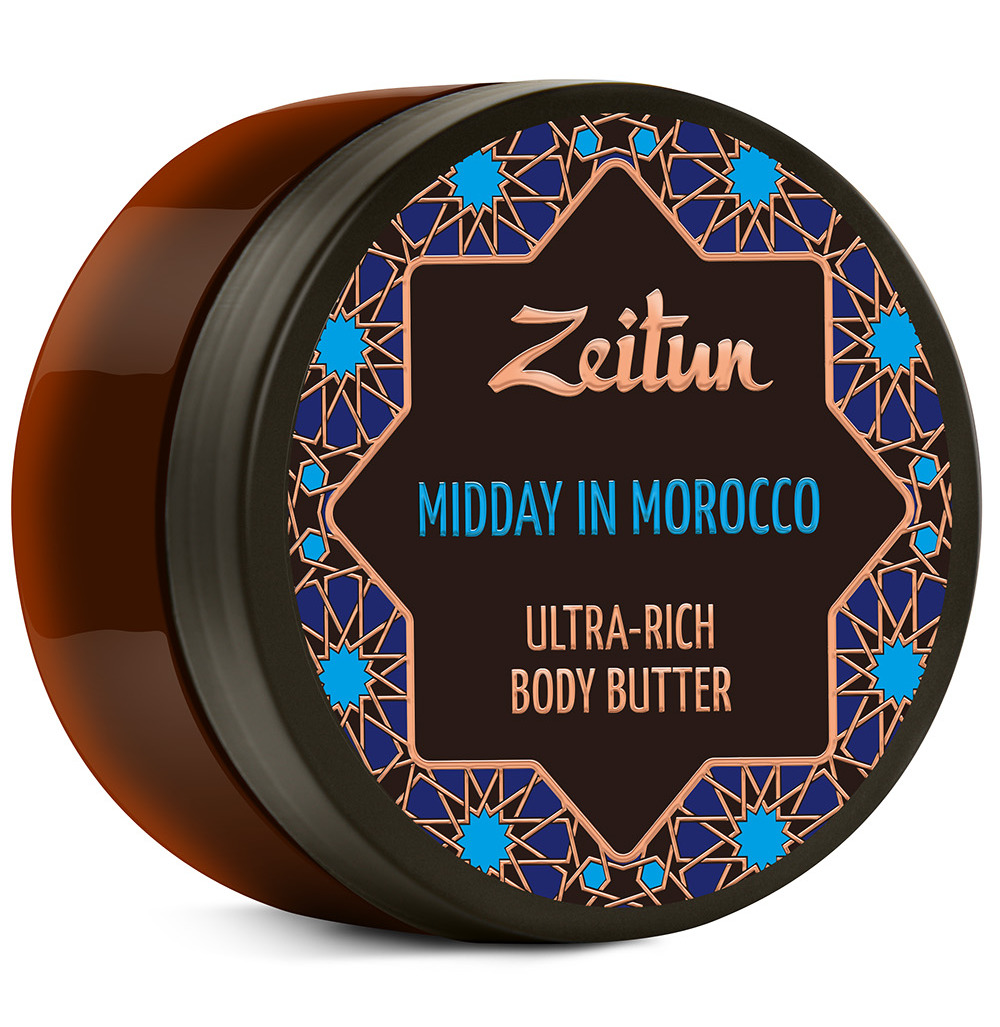 ZEITUN Крем-масло для тела Марокканский полдень, для подтяжки кожи 200 мл огурцы bonduelle маринованные отборные и хрустящие 680 гр