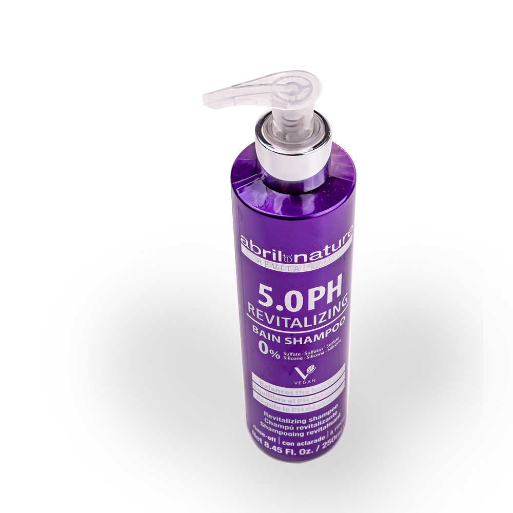 ABRIL ET NATURE Шампунь для защиты цвета и восстановления волос / 5.0PH Revitalizing Bain Shampoo 250 мл, фото 4