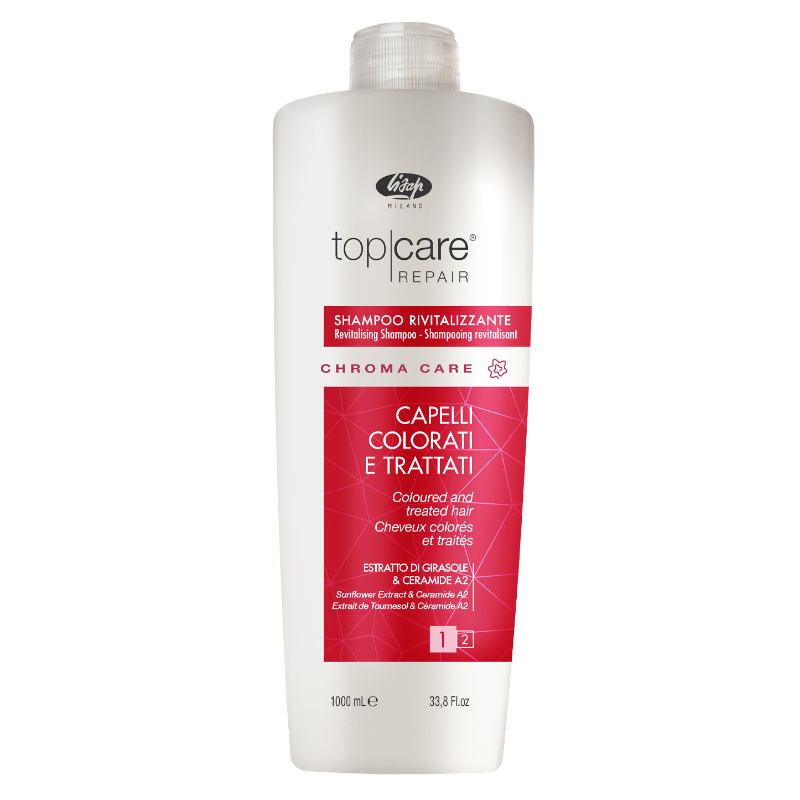 LISAP MILANO Шампунь оживляющий для окрашенных волос / Top Care Repair Chroma Care Revitalizing Shampoo 1000 мл шампунь для окрашенных волос tinta color shampoo
