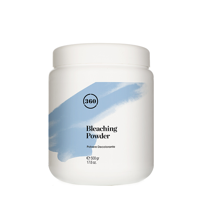 осветляющая пудра белая bleaching powder white пластиковый пакет 360 HAIR PROFESSIONAL Пудра осветляющая / Bleaching Powder 500 г