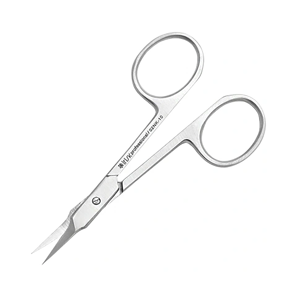 IRISK PROFESSIONAL Ножницы для кутикулы 02NK-10 матовые, ручная заточка, длина 10 см, фото 3