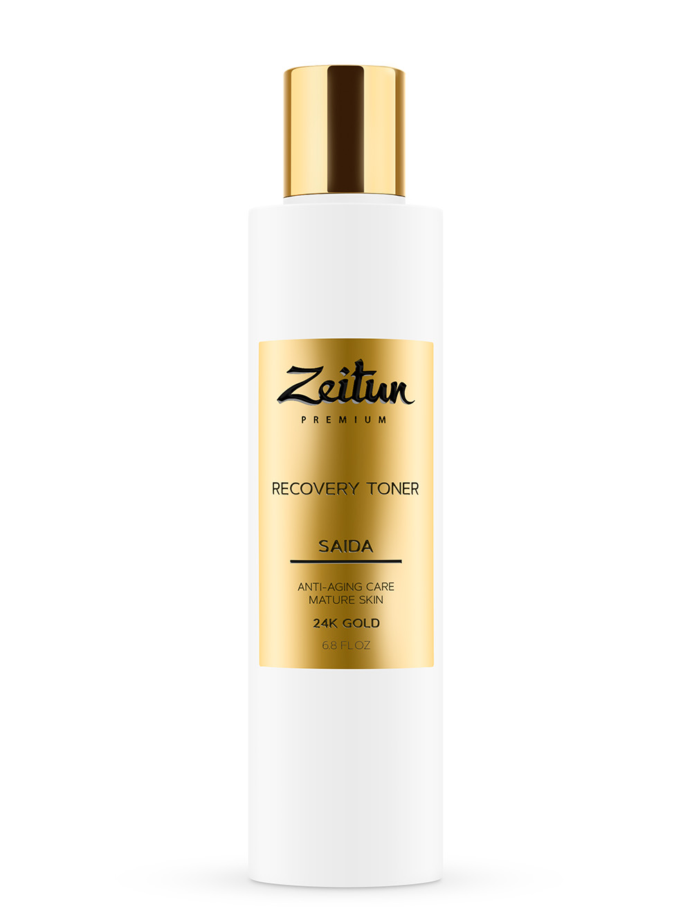 ZEITUN Тоник восстанавливающий для зрелой кожи с 24К золотом / Saida 200 мл открытка поздравительная лучшему во всем 9 х 6 см