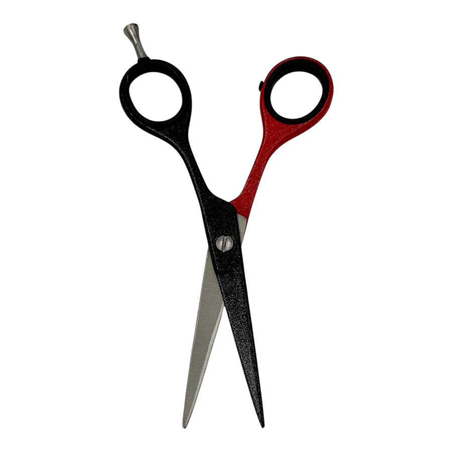 IWOU PROFESSIONAL Ножницы парикмахерские прямые 5,5 красно-черные /The CREATOR enterprises, фото 2