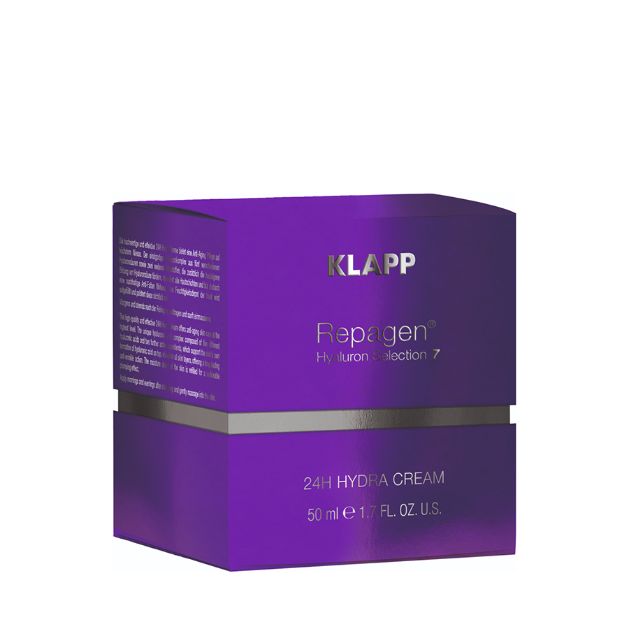 KLAPP Гидрокрем для лица 24 часа / REPAGEN HYALURON SELECTION 7 24H HYDRA CREAM 50 мл, фото 2