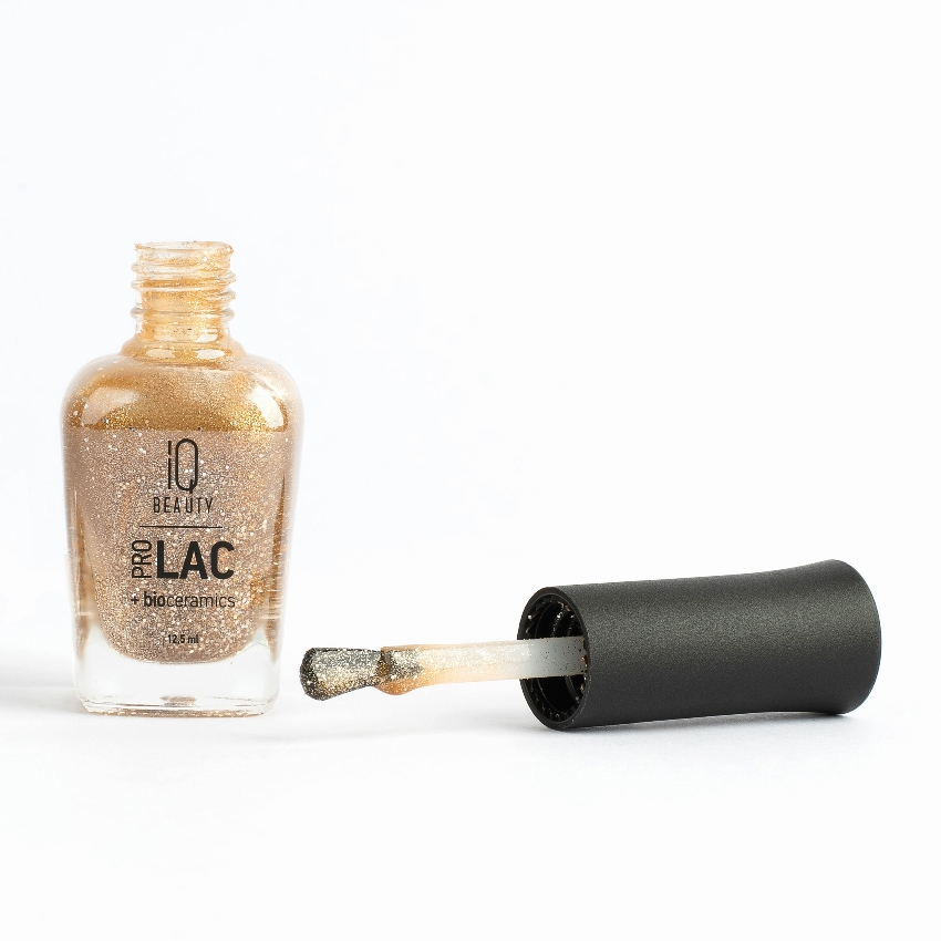 IQ BEAUTY 104 лак для ногтей укрепляющий с биокерамикой / Nail Polish PROLAC+bioceramics 12,5 мл, фото 2