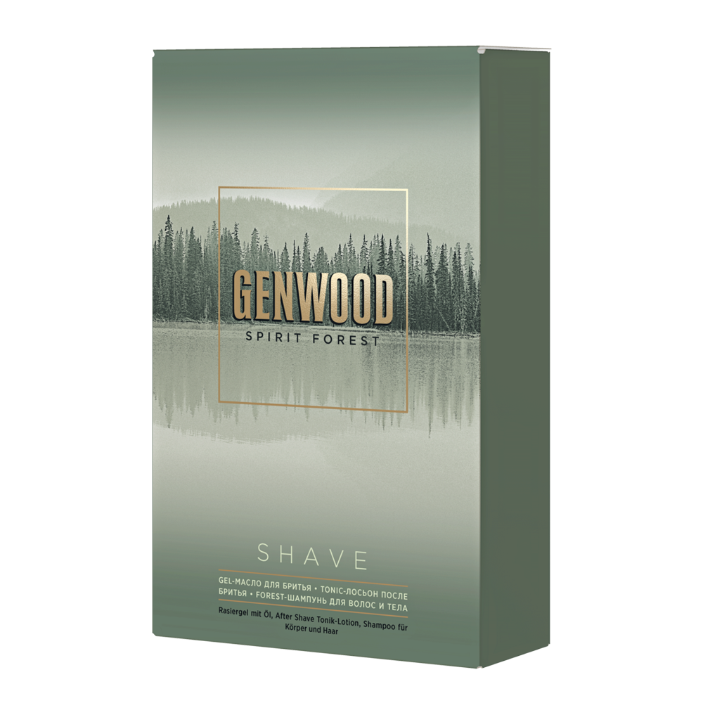 ESTEL PROFESSIONAL Набор для мужчин (шампунь, гель-масло, лосьон) / GENWOOD shave тоник лосьон после бритья genwood