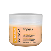 KAPOUS Крем-парафин с маслом семян тыквы и витаминами A, E, F / Body Care VITAMIN complex 300 мл, фото 1