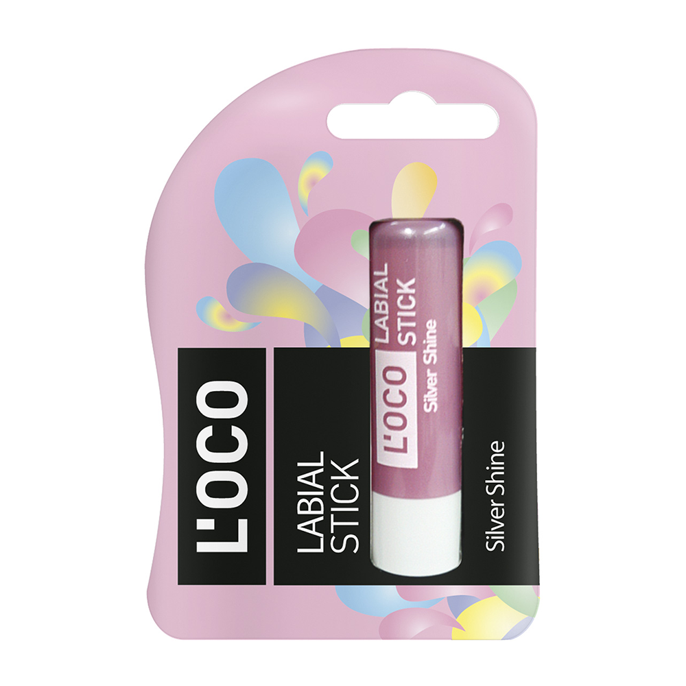 L’OCO Бальзам для губ, серебристый блеск / L’OCO LABIAL STICK 4,4 гр