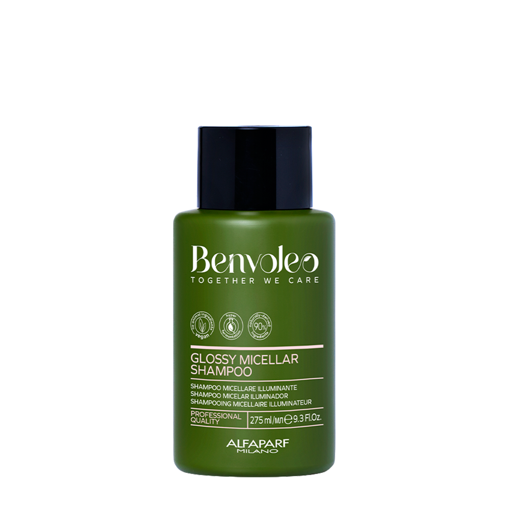 BENVOLEO Шампунь мицеллярный для блеска волос / GLOSSY MICELLAR SHAMPOO 275 мл mane n tail шампунь для волос мицеллярный micellar shampoo