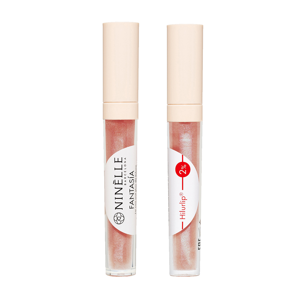 NINELLE Блеск и уход для губ 3D объем, №724 нюдово-розовый / FANTASIA 3,5 гр, фото 3