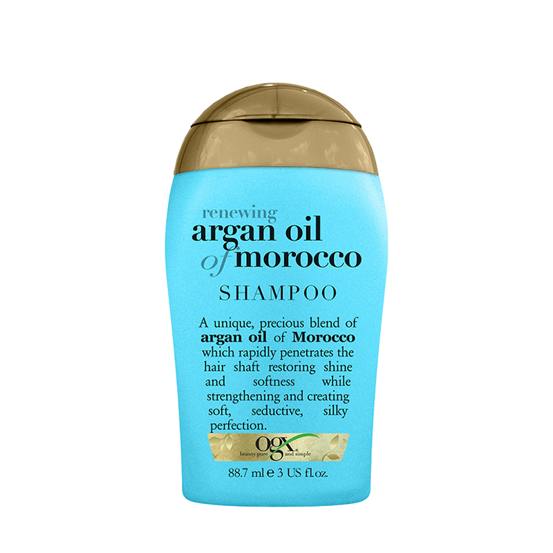 OGX Шампунь для восстановления волос с экстрактом арганы тревел / Travel Renewing + Argan Oil Of Morocco Shampoo 88,7 мл