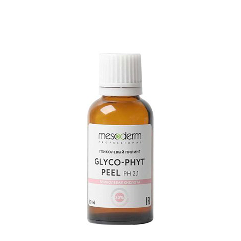 MESODERM Пилинг гликолевый 30% с койевой и фитиновой кислотой, рН 2,1 / Glyco-Phyt Peel 30 мл, фото 1