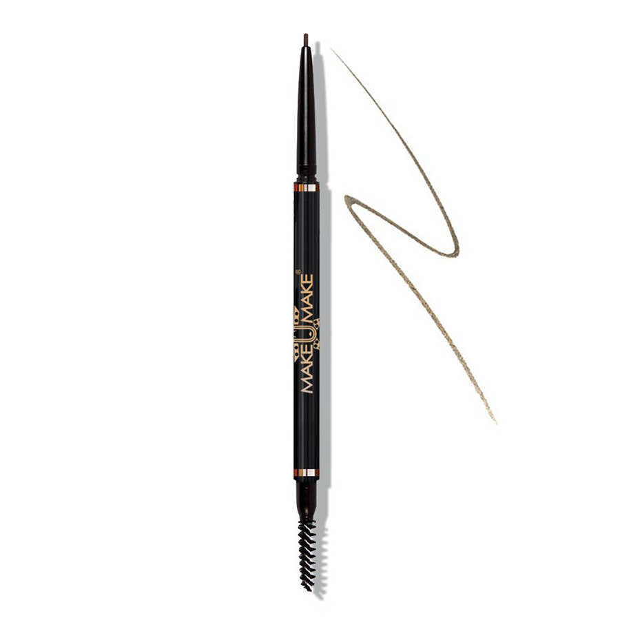 MAKE U MAKE Карандаш ультратонкий механический для бровей для русых и шатенок, шоколадный / Chocolate SlimMatic 3,2 гр, фото 2