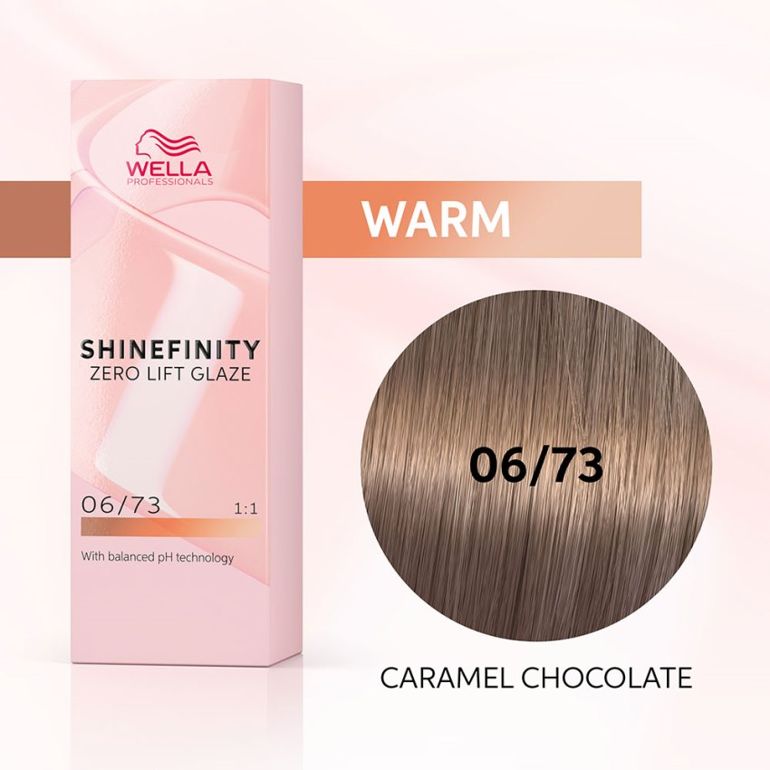 WELLA 06/73 гель-крем краска для волос / WE Shinefinity 60 мл, фото 3