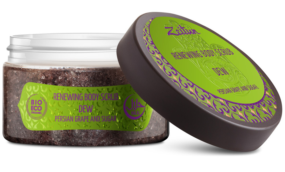 ZEITUN ZEITUN Скраб обновляющий с персидским виноградом и тростниковым сахаром для тела Роса 250 мл