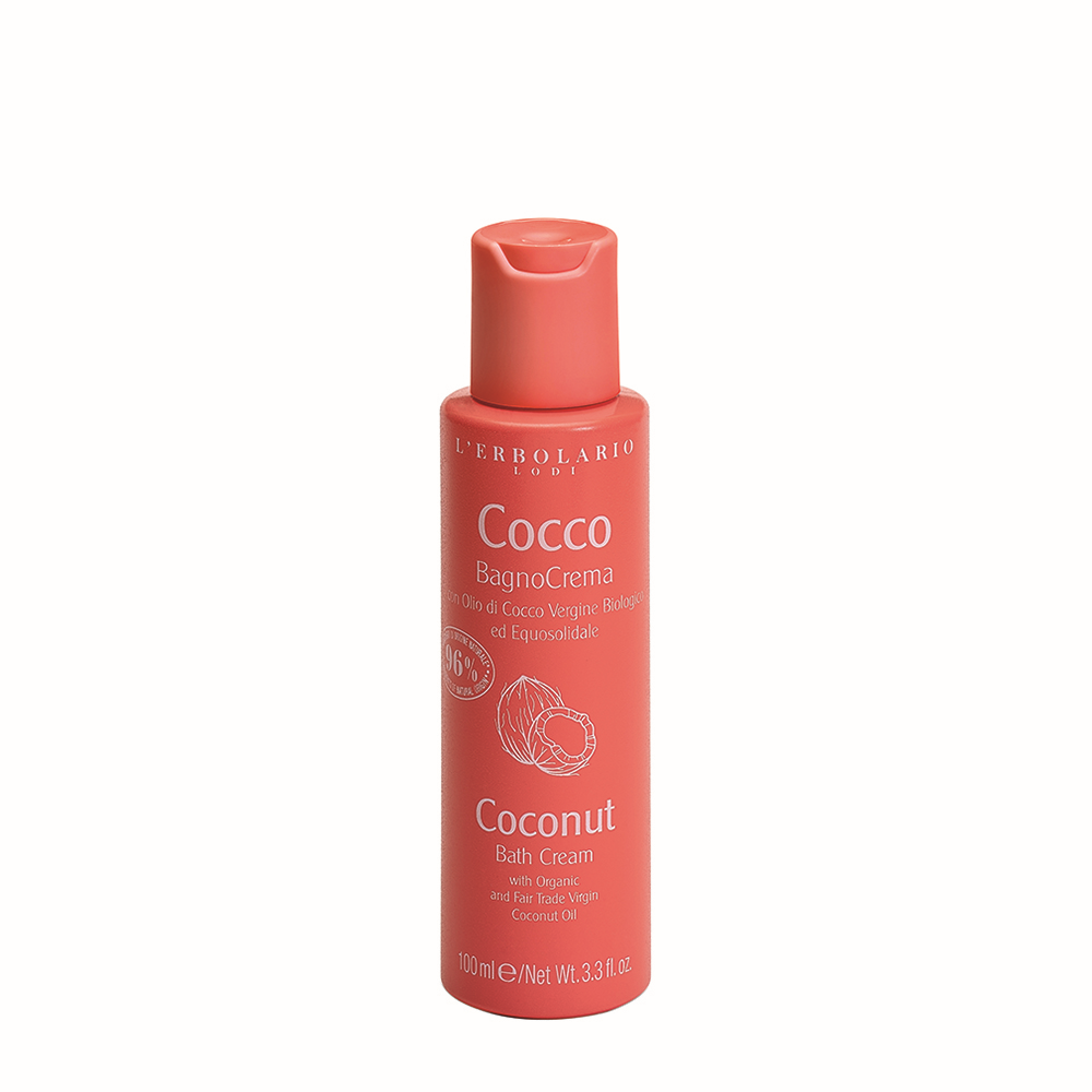 LERBOLARIO Крем-гель для душа с кокосовым маслом / Coconut Bath Cream 100 мл