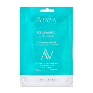 ARAVIA Маска альгинатная с экстрактом мяты и спирулины / ICE SEAWEED ALGIN MASK ARAVIA Laboratories 37 г