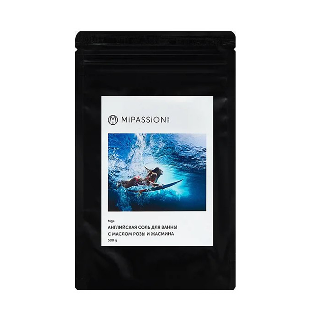 MIPASSIONcorp Соль английская с маслом розы и жасмина / MiPASSiON 500 гр, фото 1