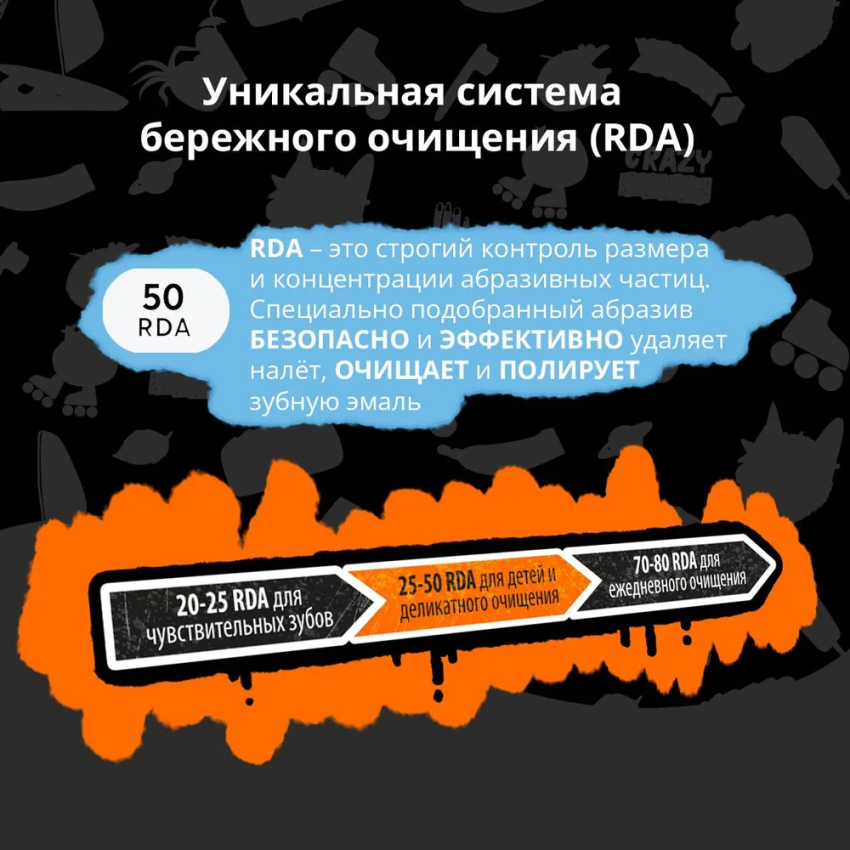 PRESIDENT Паста зубная детская 12+ Fresh tropic (50 RDA) / President 70 г, фото 10