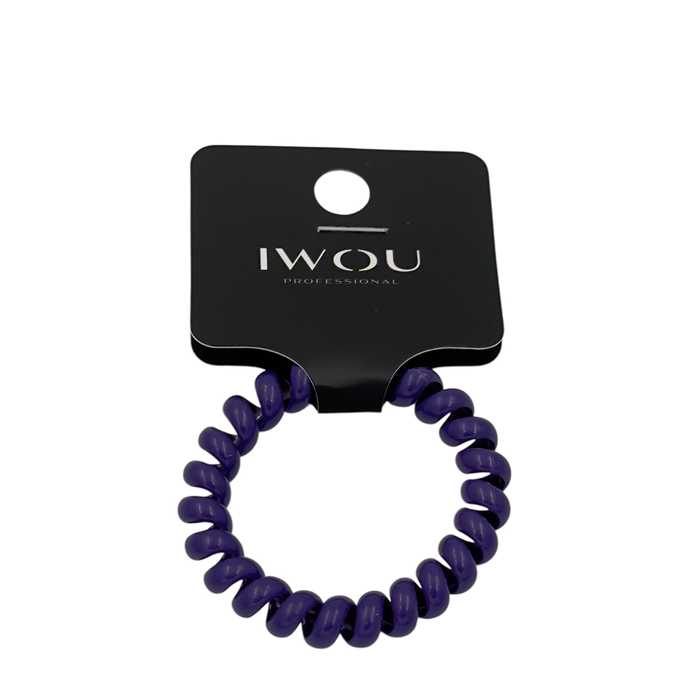 IWOU PROFESSIONAL Резинка пружинка Глянец сирень 1шт, фото 1