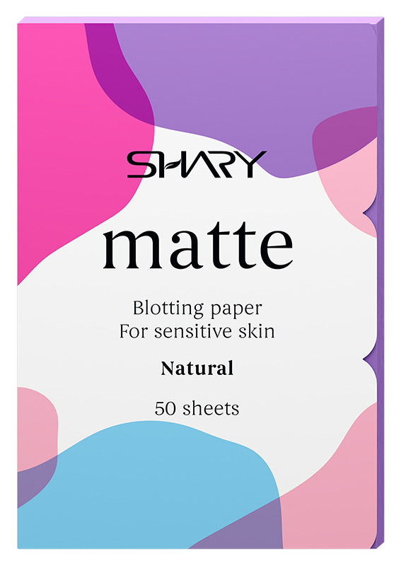 Купить SHARY Салфетки матирующие для чувствительной кожи Натуральные 50 шт
