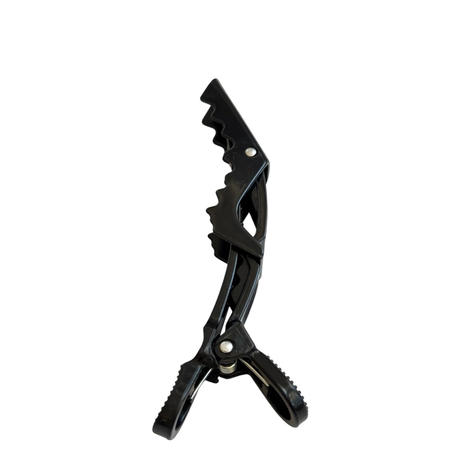 IWOU PROFESSIONAL Зажимы профессиональные для волос (крокодилы), черные 115мм 10шт/уп, фото 2