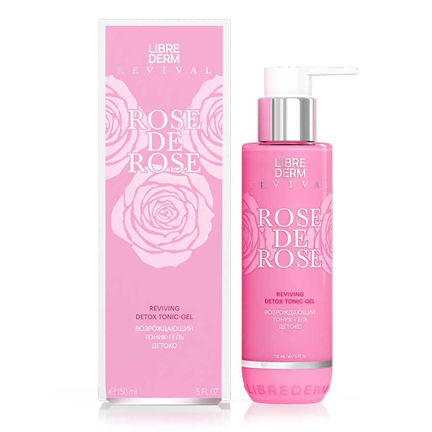 LIBREDERM Тоник-гель детокс возрождающий для лица / ROSE DE ROSE 150 мл, фото 2