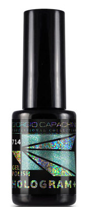 

GIORGIO CAPACHINI 714 гель-лак трехфазный голографический для ногтей / HOLOGRAM+ 7 мл, Зеленые