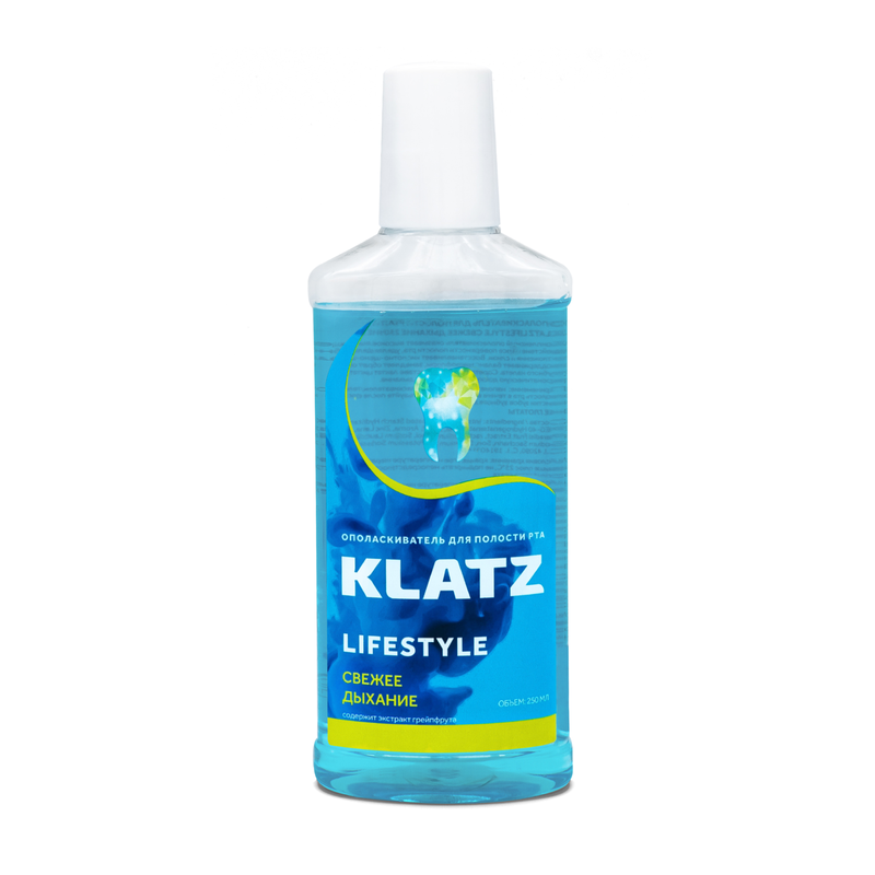 KLATZ Ополаскиватель для полости рта Свежее дыхание / LIFESTYLE 250 мл освежитель для полости рта витэкс dentavit свежее дыхание