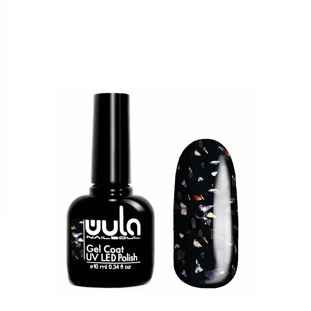 WULA NAILSOUL 631 гель-лак для ногтей / Wula nailsoul Glitter Rain 10 мл, фото 1