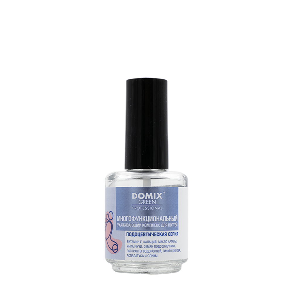 DOMIX Комплекс многофункциональный ухаживающий для ногтей / Domix Green Professional 17 мл domix st масло для ногтей вишнёвый сироп 30