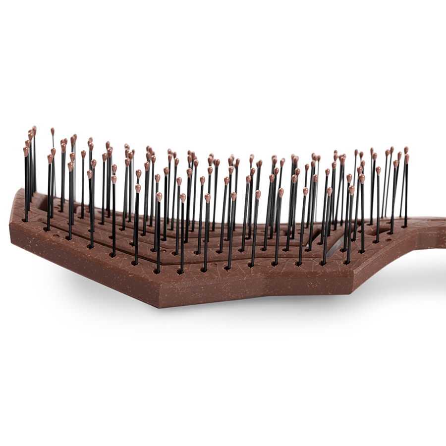 KOSMO SHTUCHKI Расческа геометрия, коричневая / KOSMO SHTUCHKI, фото 3