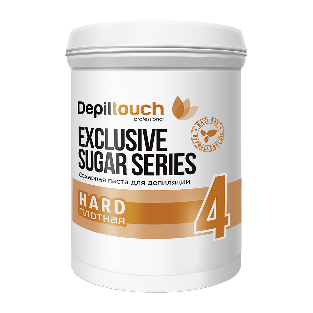 DEPILTOUCH PROFESSIONAL Паста сахарная для депиляции №4 плотная / Exclusive 1600 гр