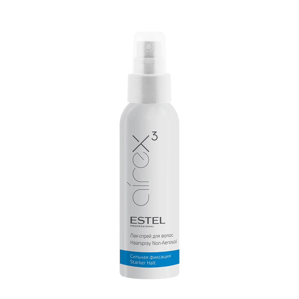 ESTEL PROFESSIONAL Лак-спрей сильной фиксации для волос / AIREX 100 мл натуральный спрей придающий объём eco v 100 мл