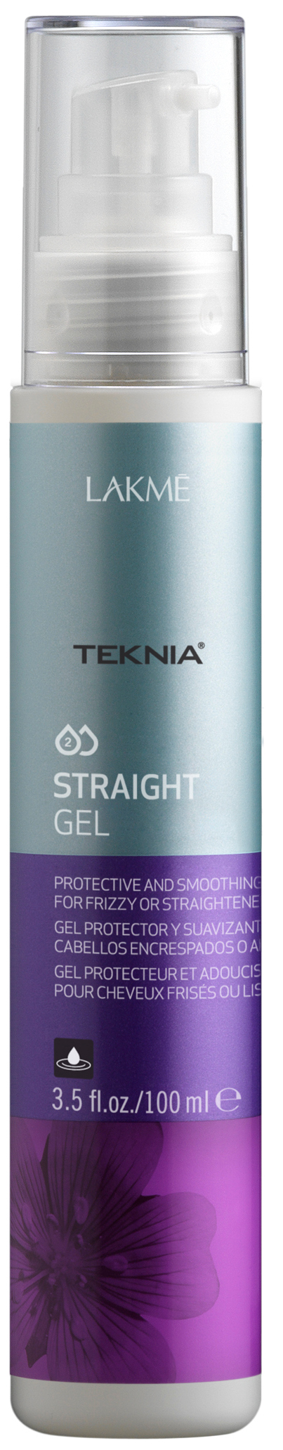 LAKME Гель для придания гладкости непослушным или химически выпрямленным волосам / STRAIGHT GEL 100 мл