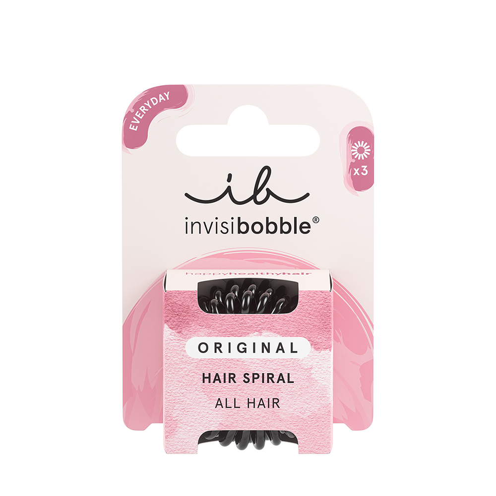 INVISIBOBBLE Резинка-браслет для волос / invisibobble ORIGINAL True Black (в картоне), фото 2